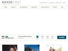 Tablet Screenshot of gracefirst.org